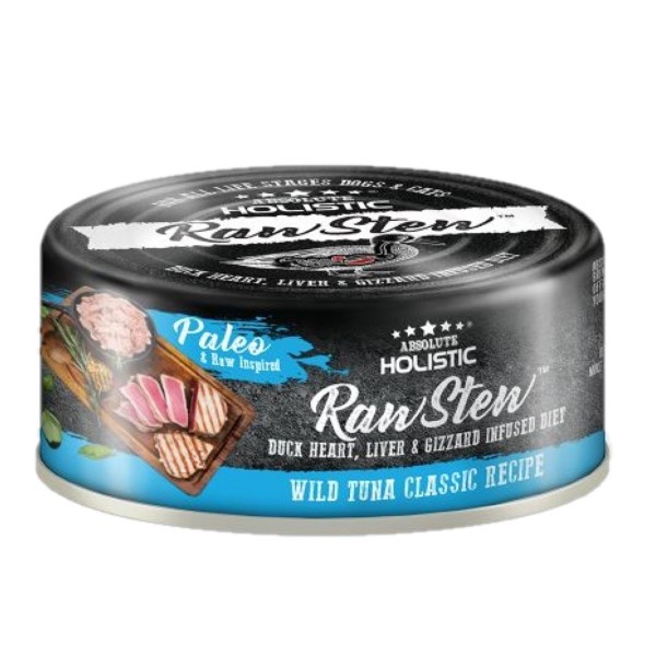 PATE ABSOLUTE HOLISTIC RAWSTEW CHO CHÓ MÈO - LON 80G