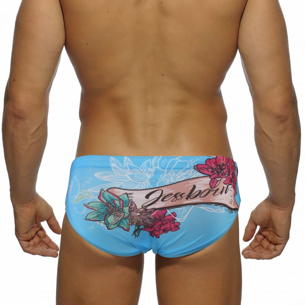 P001 Quần Bơi Lưng Thấp Co Giãn In Hình Đầu Lâu Chống Rung Lắc Gợi Cảm Cho Nam S | BigBuy360 - bigbuy360.vn