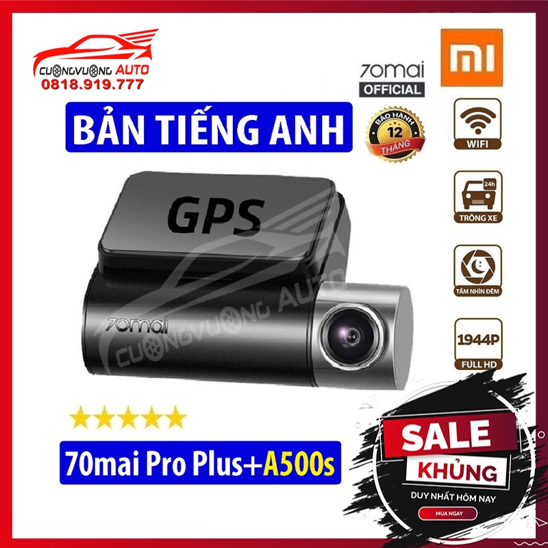 Camera Hành Trình Ô tô 70 Mai A500s và A500s kèm cam sau Dash Cam Pro Plus Siêu Nét | BigBuy360 - bigbuy360.vn