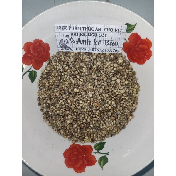hạt láng tròn cho love bird vẹt (1kg)
