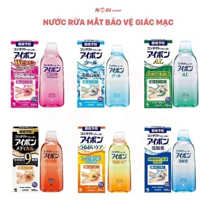 Nước Rửa Mắt Eyebon W Vitamin Kobayashi 500ml