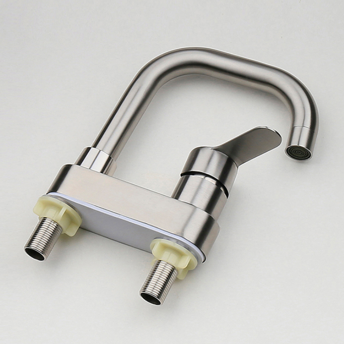Vòi Nước 2 Lỗ Bằng Thép Không Gỉ 304 Thời Trang