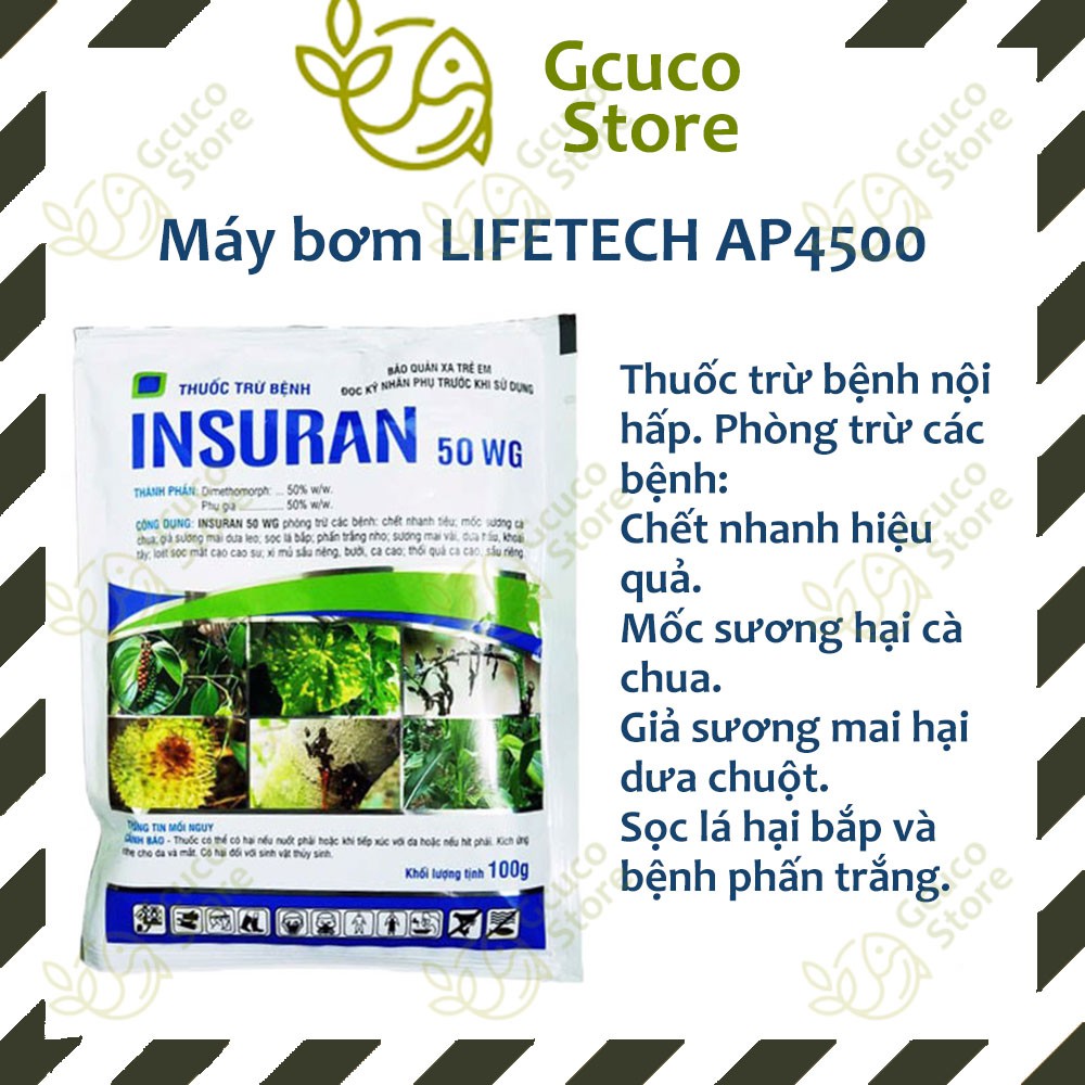 Thuốc trừ bệnh Insuran 50WG Lộc Trời 100gr