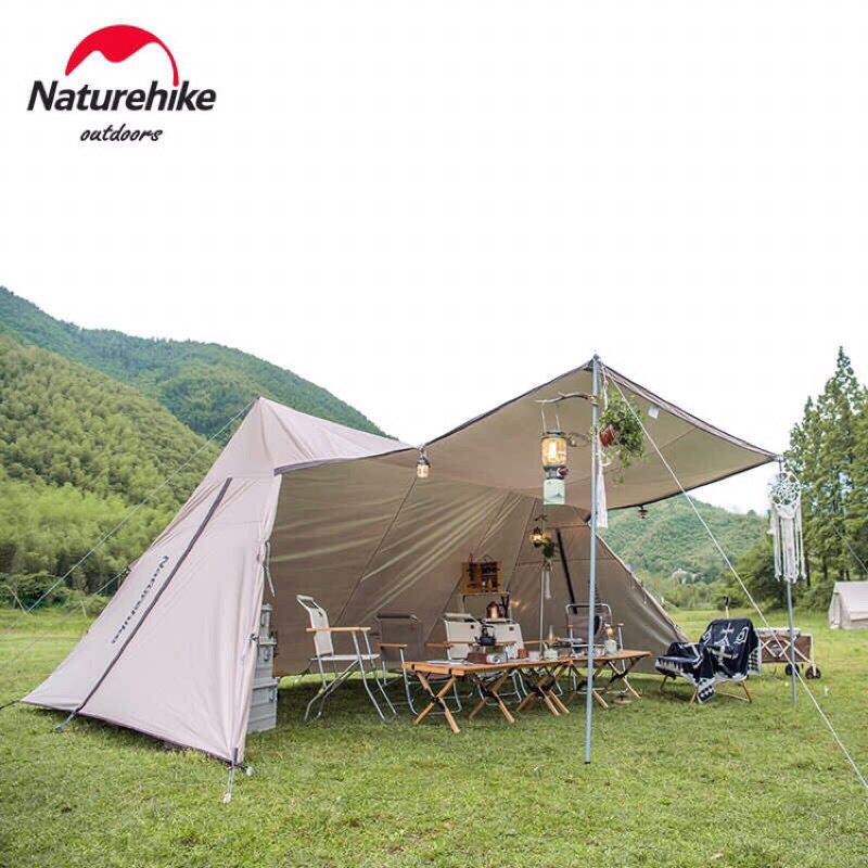 Lều trung tâm kèm màn chiếu Glamping chỉ số chống nắng UPF 50+ NatureHike NH20TM008