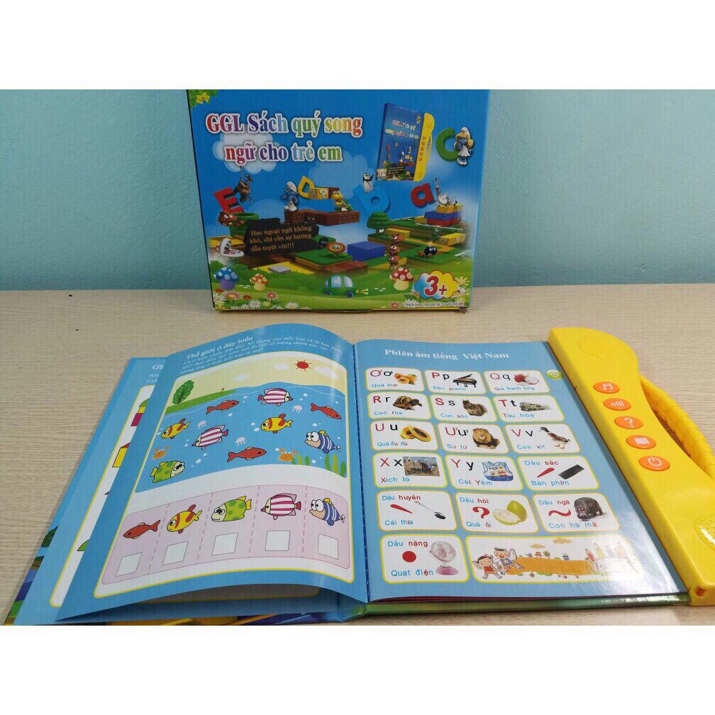 Sách nói điện tử song ngữ Anh - Việt - sách quý song ngữ cho trẻ em