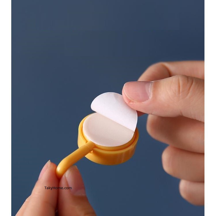 Móc Nhựa Tròn Dán Tường Treo Đồ Vật - Móc Gắn Tường Trang Trí Decor Nhà Cửa Nhiều Màu Sắc 88251