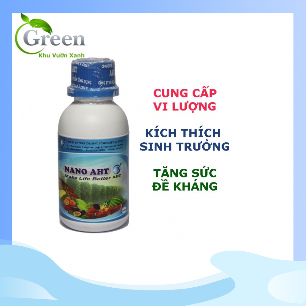 Dung Dịch Nano Bạc AHT Cho Phong Lan - Chai 100ml