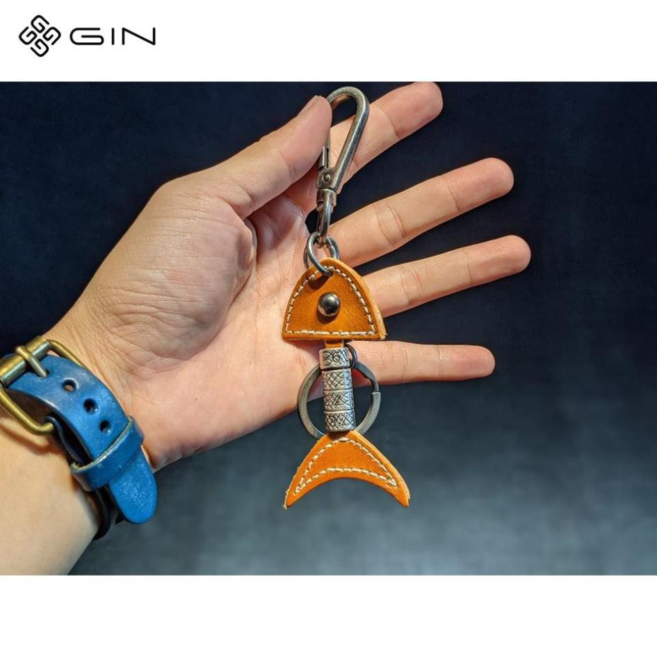 Móc Chìa Khóa từ da bò cực chất  - Gin Handmade