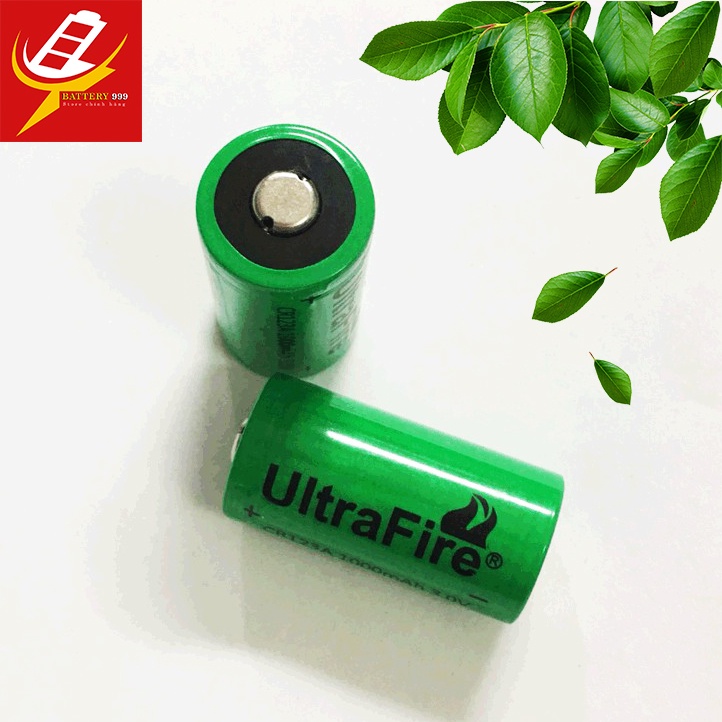 1 Viên Pin Sạc CR123 UltraFire CR123A 1000mAh 3.0V chính hãng