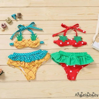 Đồ Bơi in Hình Dâu Tây / Quả Dứa Dễ Thương Cho Bé Gái