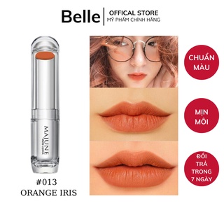 Son lì dưỡng môi chính hãng MAJUNE màu ORANGE IRIS lâu trôi, mềm mịn môi, màu sắc tươi tắn không làm khô môi 4g mã 013