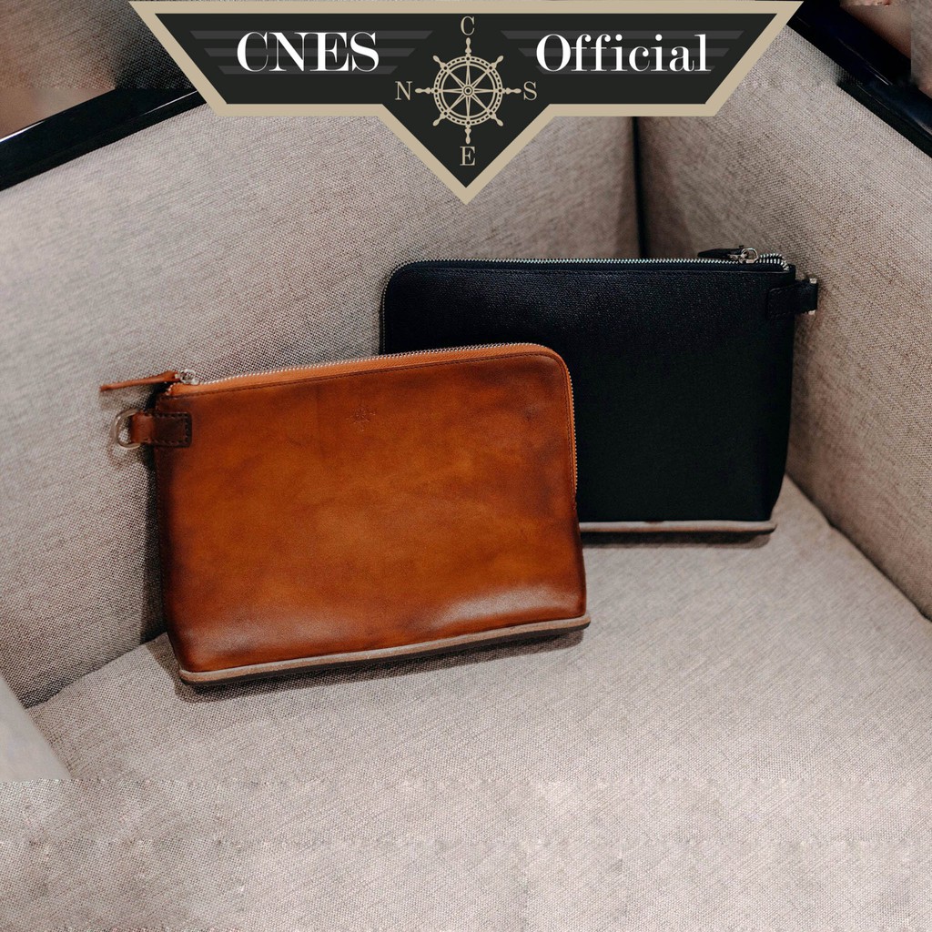 Clutch Cầm Tay Nam PLASENCIA Da Bò Thật Thương Hiệu CNES (105)