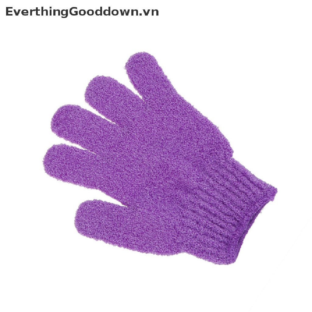 Everthinggooddown Găng tay đi tắm Massage Toàn Thân Tẩy Tế Bào Chết Bằng Bọt Biển