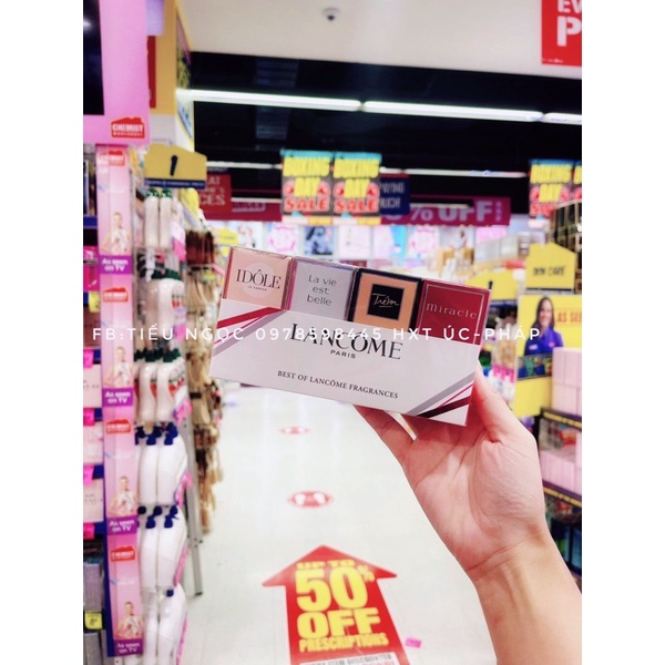 Set 4 chai nước hoa mini Chloe 5ml