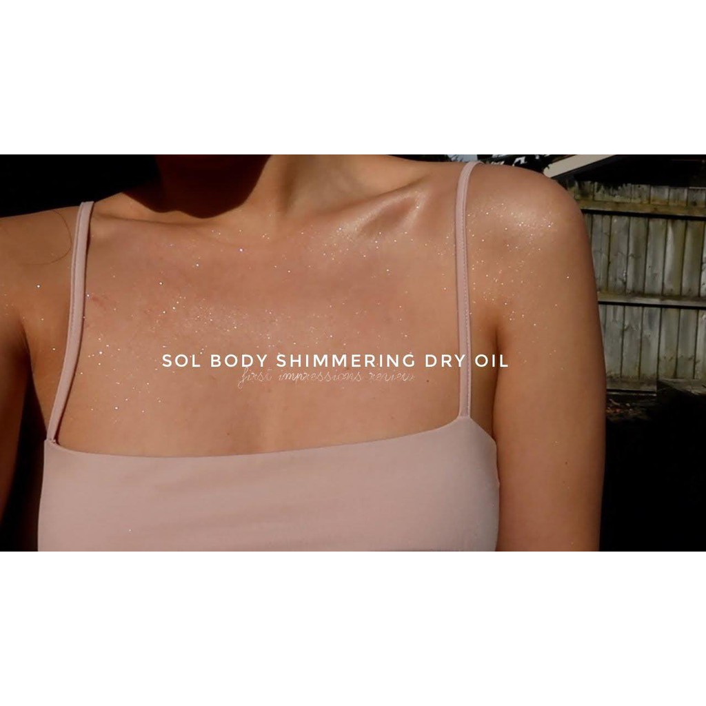 Chai Xịt Nhũ Bắt Sáng Body ColourPop SOL BODY Shimmering Dry Oil