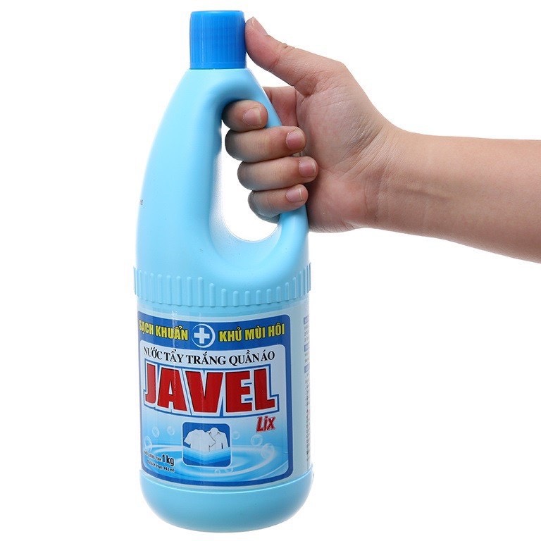 Nước tẩy trắng quần áo LIX Javel chai 1KG