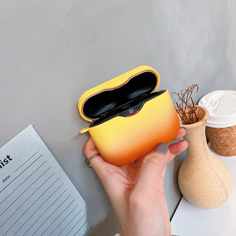 Ốp Điện Thoại Pc Cứng Màu Gradient Mặt Nhám Cho Sony Wf-1000Xm3 Wf 1000xm3 | BigBuy360 - bigbuy360.vn