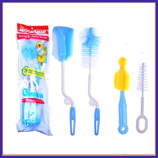  Cọ rửa bình sữa 5 chi tiết MoonShip 