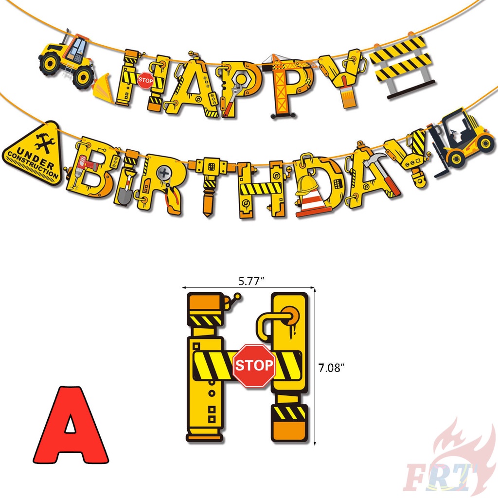 ♦ Trang Trí Tiệc - Banner / Bánh Topper ♦ Dây Banner &quot;Happy Birthday&quot; Cắm Bánh Sinh Nhật
