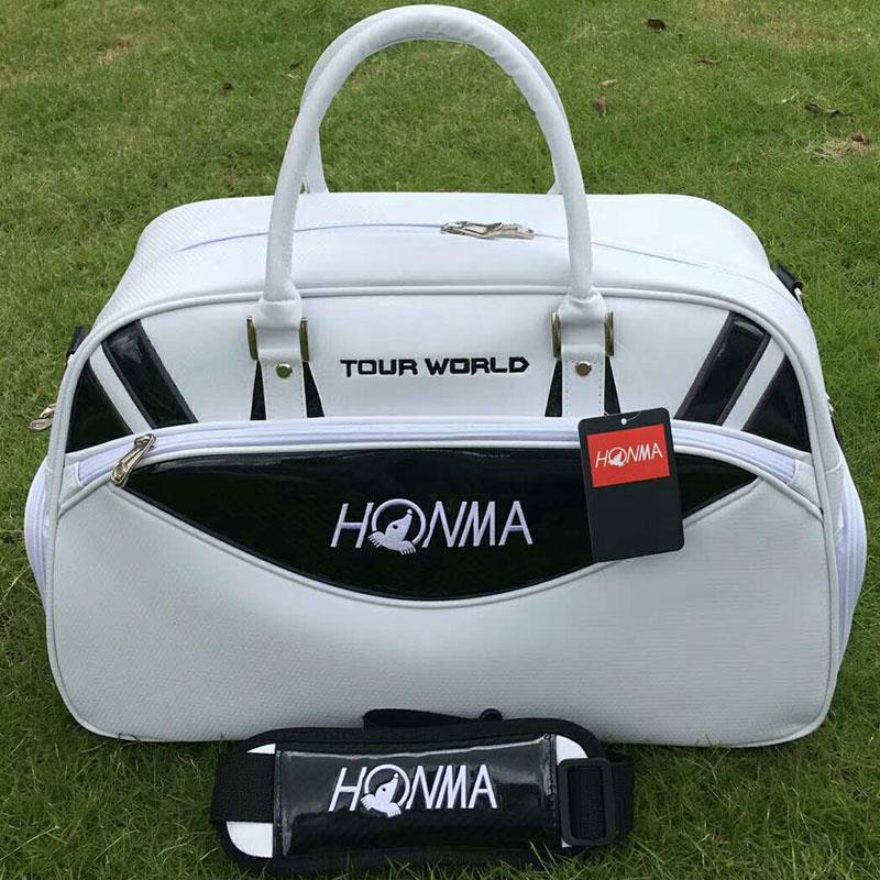 Túi đựng quần áo và giày golf bag HONMA da PU bóng cao cấp chống nước sang trọng đẳng cấp TD002