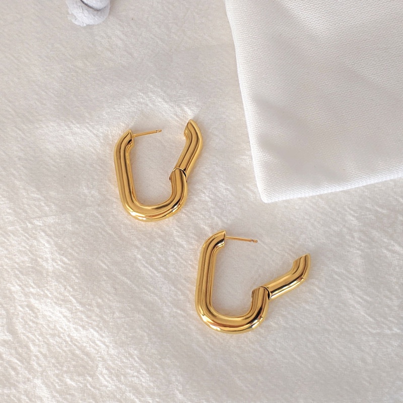 Khuyên Tai Nữ Hình Tròn Thời Trang Hàn