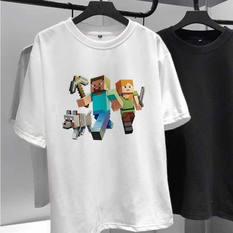 Áo thun Unisex - Minecraft game cực chất