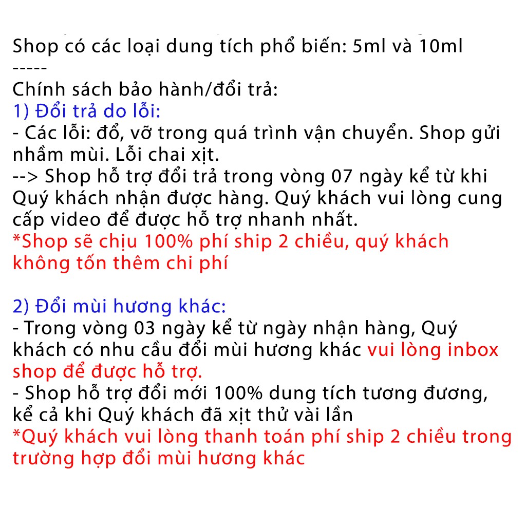 [Chính hãng] Mẫu thử 5ml/10ml nước hoa Bleu de Chanel EDP