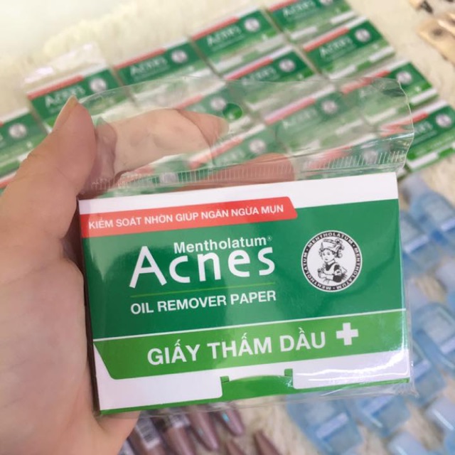 Giấy Thấm Dầu Acnes Oil Remover Paper 100 tờ