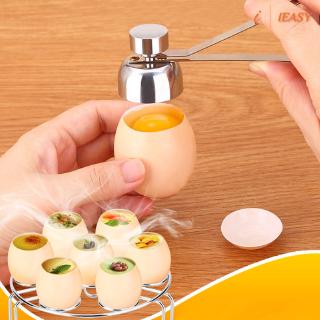 IE❤Kitchen Stainless Steel Egg Opener Shell Top Cutter Tools Eggs Cracker Separator