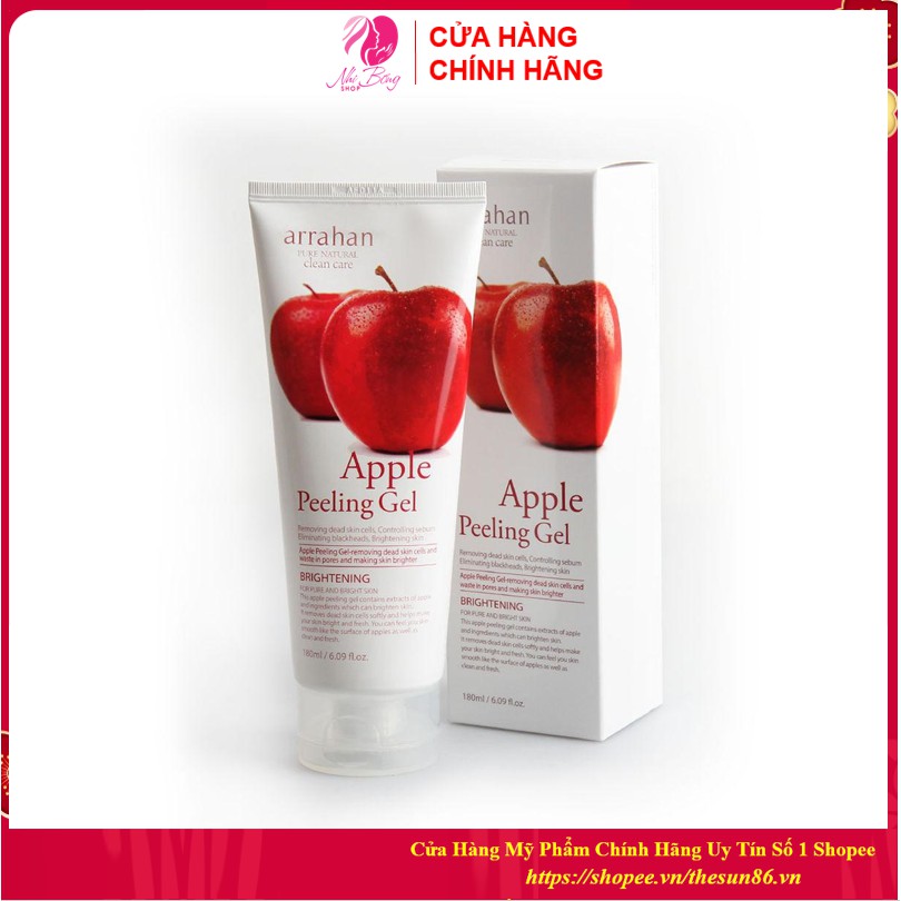 Tẩy da chết - Tẩy tế bào da chết chiết xuất từ táo đỏ Arrahan Hàn Quốc 180ml | BigBuy360 - bigbuy360.vn