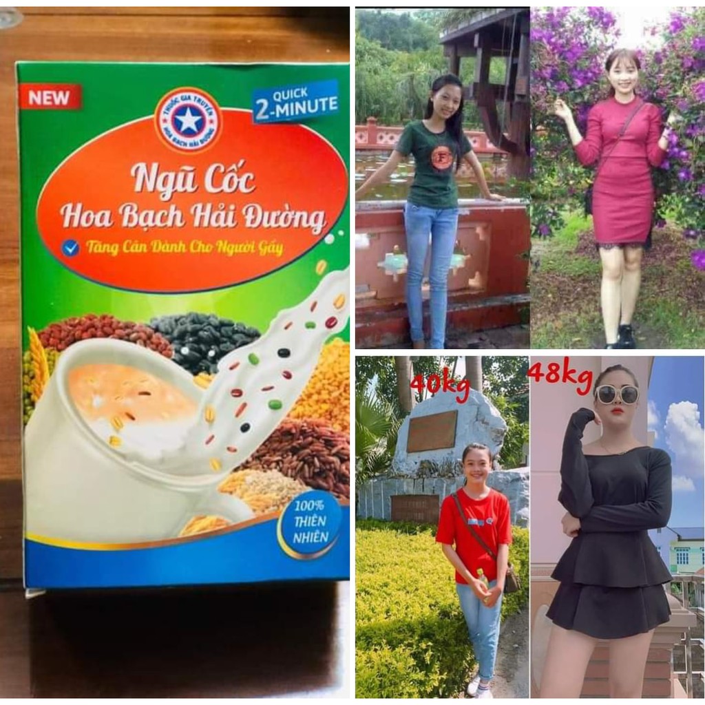 Bột Ngũ Cốc Hoa Bạch Hải Đường - Tăng Cân - Ăn Ngon - Ngủ Ngon | BigBuy360 - bigbuy360.vn