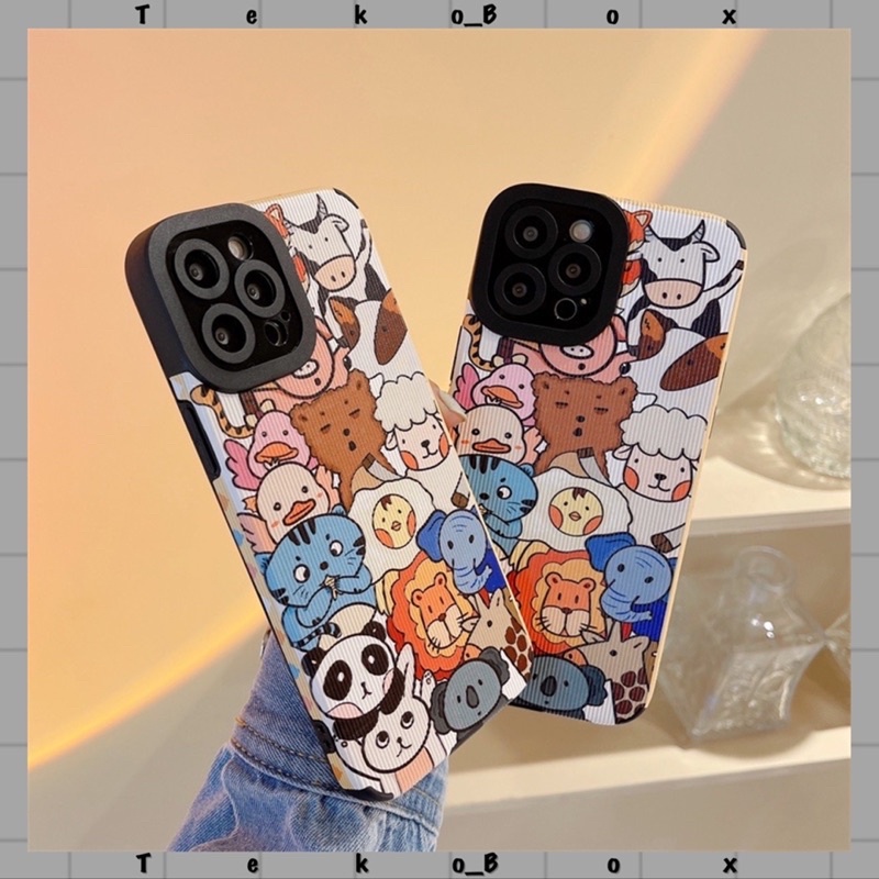 Ốp lưng iphone viền thú x/xr/xs/11/12/13/pro/max/plus/promax | Iphone Case (TK23)