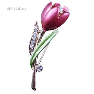 Trâm Cài Áo Hình Hoa Tulip Chất Lượng Cao Hàng Mới Có Sẵn