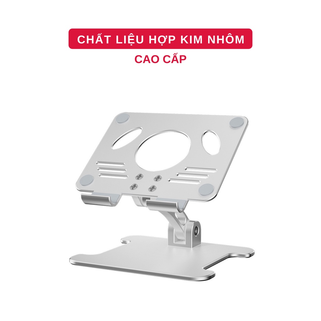 DigiMix Giá Đỡ Để Bàn Dành Cho Máy Tính Bảng, Ipad - Chất Liệu Hợp Kim Nhôm Cao Cấp Hàng Chính Hãng