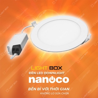 Đèn led âm trần siêu mỏng 9w Nanoco