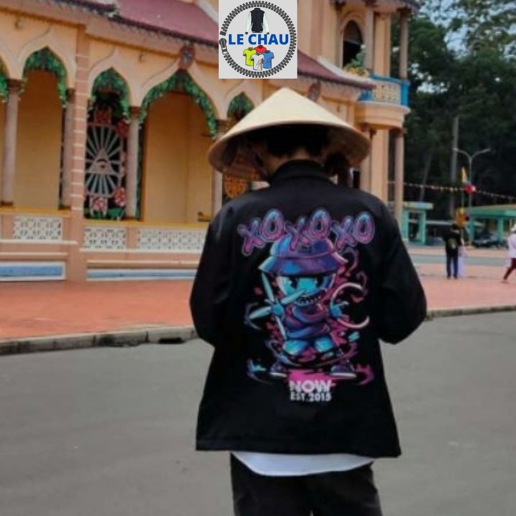 Áo khoác dù unisex 2 lớp nam nữ form rộng áo khoác chống nắng street style NINJA XO 4S AKD18 phong cách Hàn Quốc