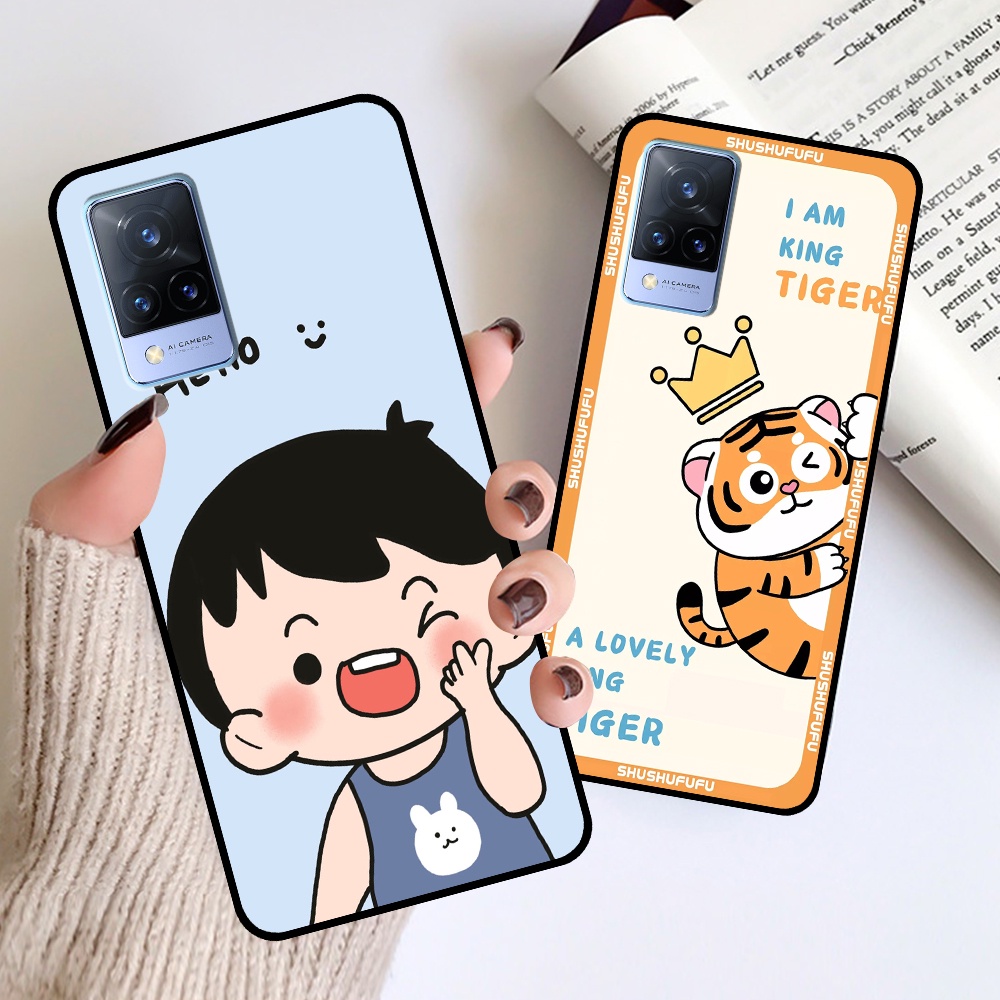 Ốp Vivo V21 5G in hình mickey, hổ, kingtiger siêu rẻ T19 - T24
