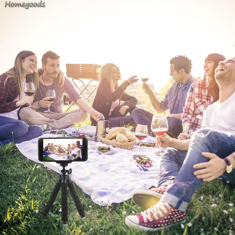 Giá đỡ ba chân bạch tuộc linh hoạt có kẹp dành cho điện thoại di động