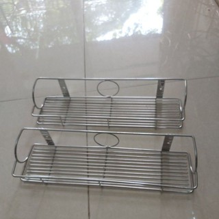 Gia vị 1 tầng inox 304 treo tường, hàng dày