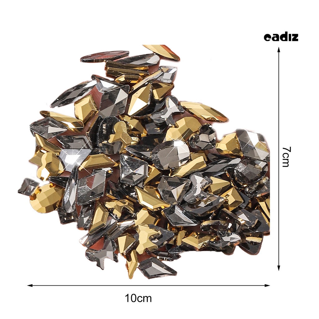 Bộ 100 Hạt Đá Đính Trang Trí Móng Tay Hình Phantom Siêu Nhẹ DIY Dành Cho Nữ