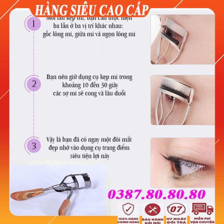 [FreeShip - HÀNG SIÊU CAO CẤP] Kẹp mi cao cấp siêu đẹp  làm lông mi cong vút mà không bị gãy mi/Kẹp bấm mi đẹp sidumi