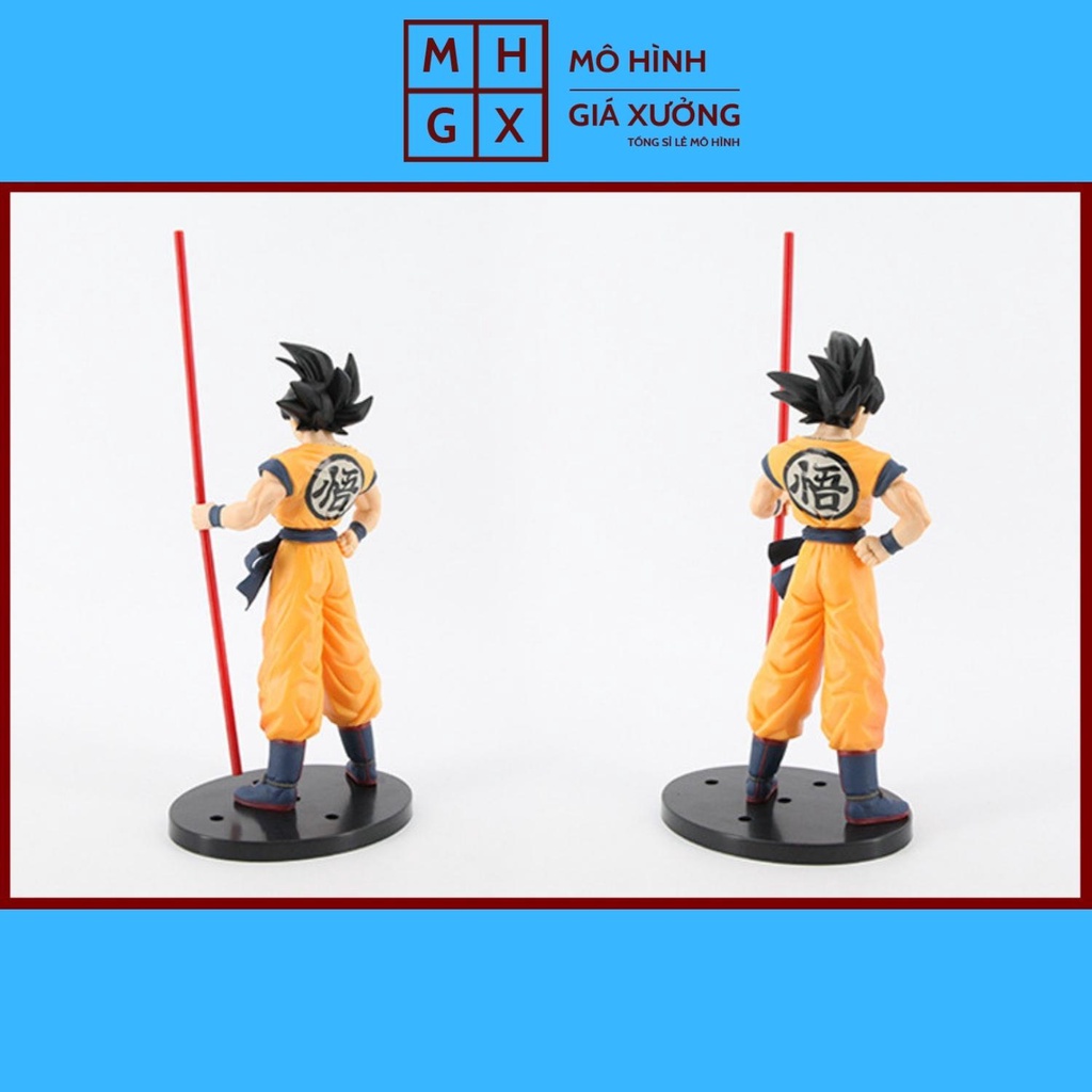 Mô hình Dragon Ball  SonGoku cầm gậy siêu đẹp cao 27cm figure mô hình 7 viên ngọc rồng dragon ball mô hình giá xưởng