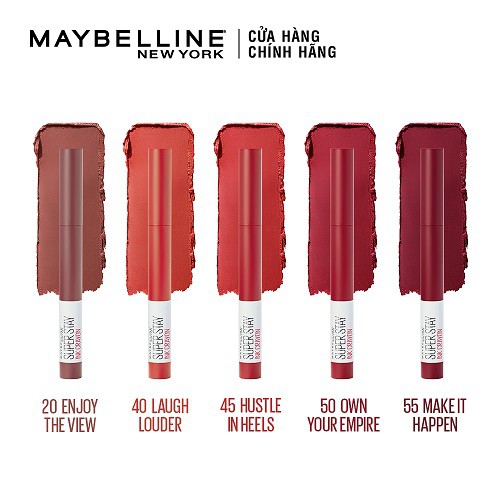 Son bút chì mịn lì 8h lâu trôi Maybelline New York Super Stay Ink Crayon Lipstick 1.2g | BigBuy360 - bigbuy360.vn