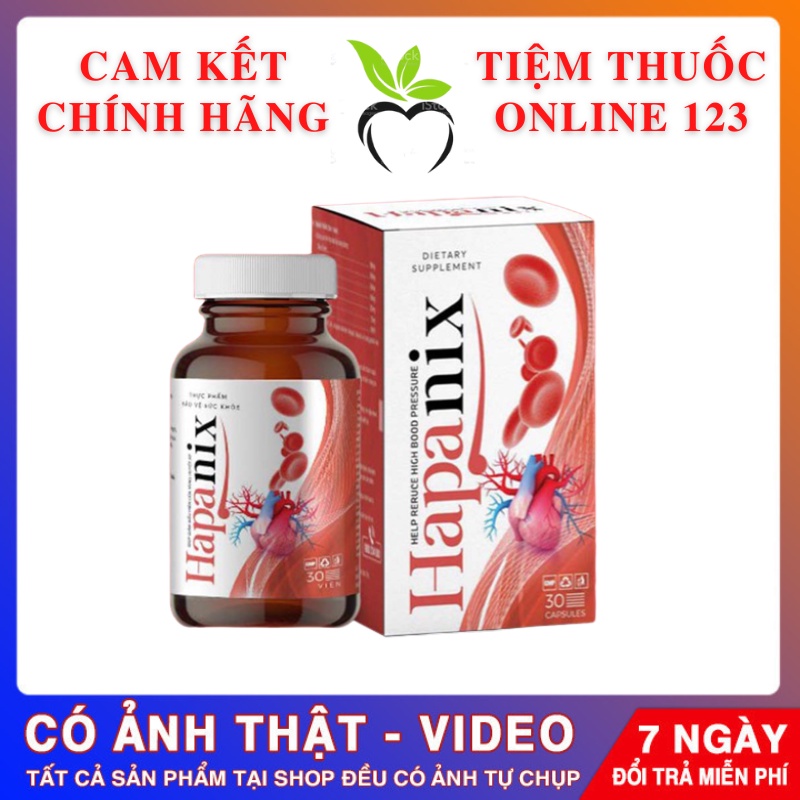 ✅ CHÍNH HÃNG HAPANIX  HỖ TRỢ SỨC KHỎE HUYẾT ÁP, PHÒNG NGỪA ĐỘT QUỴ TIM MẠCH,GIẢM MỠ MÁU ỔN ĐỊN