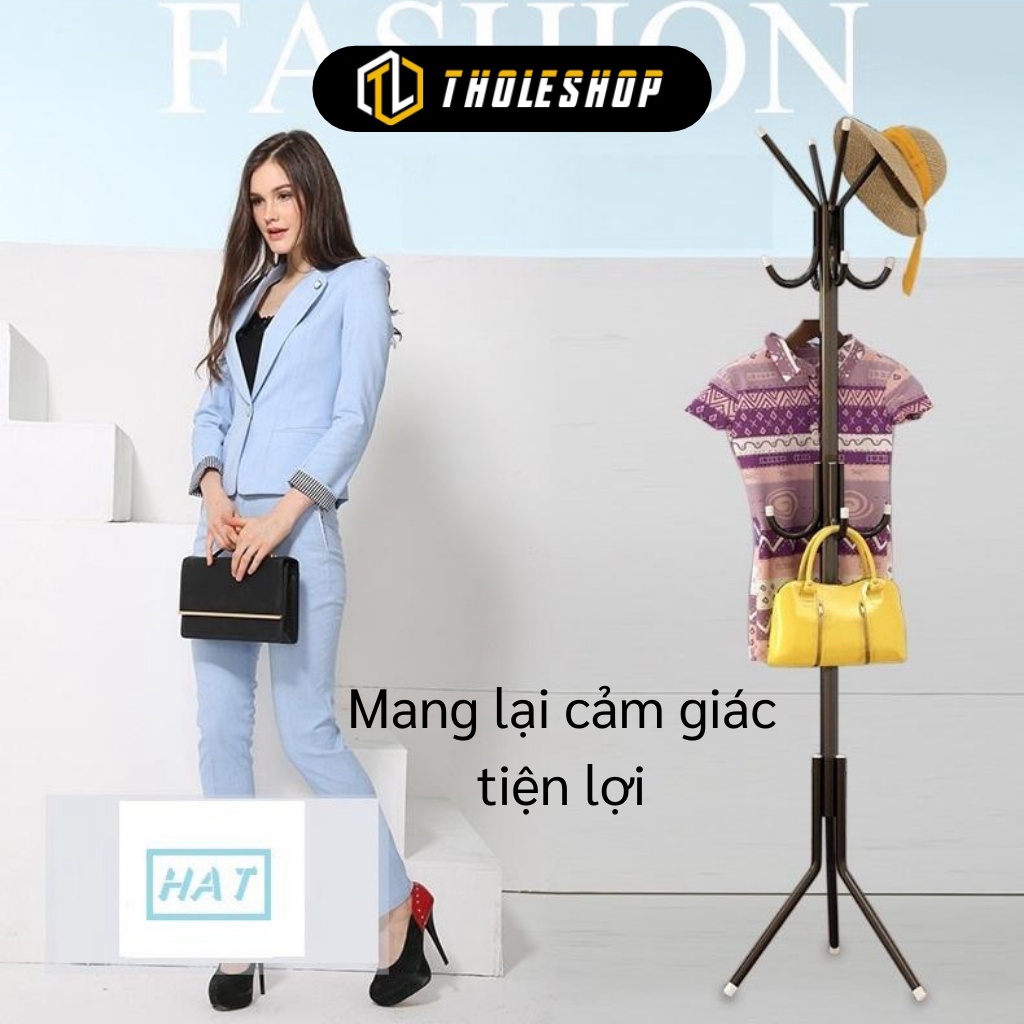 [SGD] Cây Treo Đồ - Cây Treo Quần Áo, Túi Xách Đứng Đa Năng Có 12 Nhánh 9362