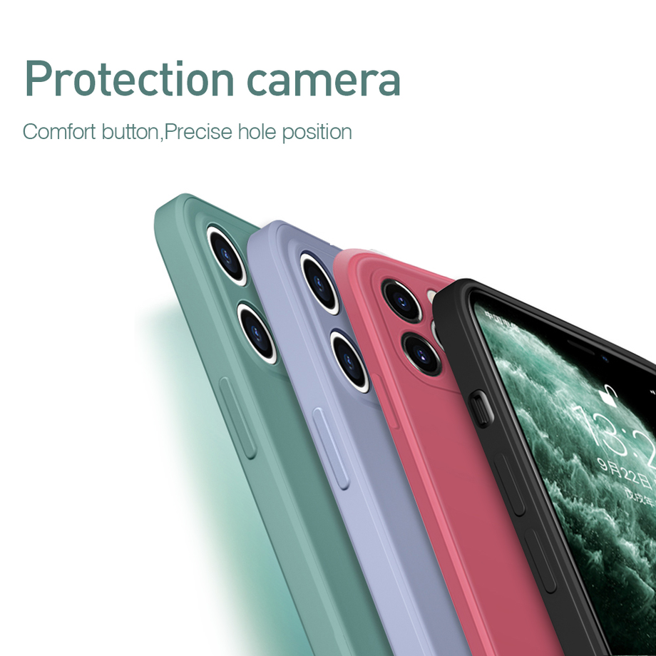 ốp điện thoại Màu Trơn Đơn Giản Cho Iphone 12 Mini Se 2 11 Pro Xs Max | BigBuy360 - bigbuy360.vn