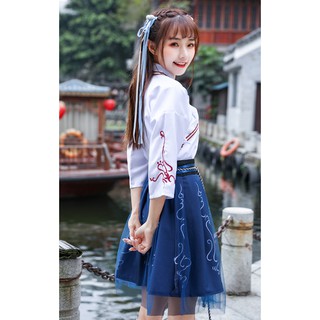 Set váy nữ, hán phục cách tân (Có sẵn, không order)