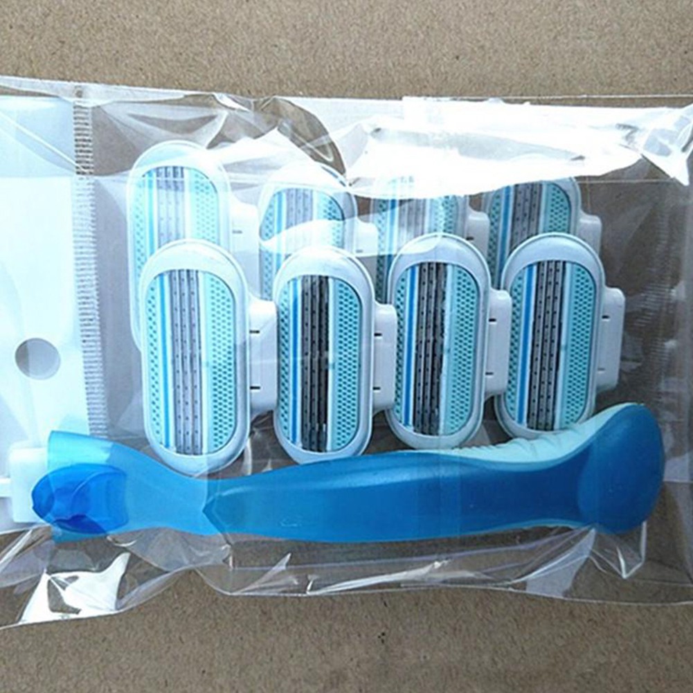 Dao Cạo Lông Tay, Chân, Nách 3 Lưỡi Chuyên Dụng Cho Phái Nữ- Tặng Kèm 8 Lưỡi Dao Thay Thế VT00 V