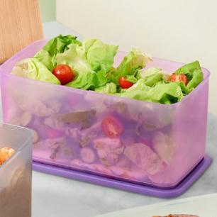 Bộ 4 hộp trữ mát 3.1L Funtastic Tupperware - Màu sắc bắt mắt, thân hộp dày dặn, nắp kín mùi, kín khí an toàn sức khỏe