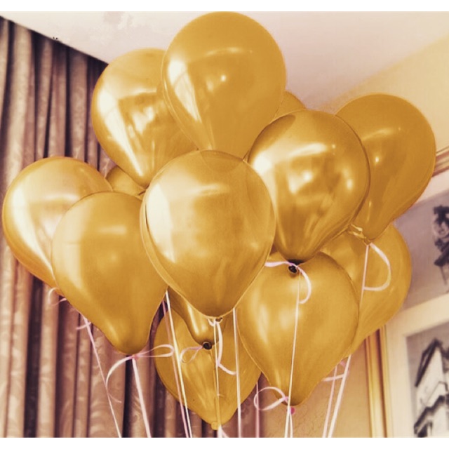 Set 50 cái bong bóng ánh kim